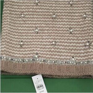 NWT Ann Taylor Loft Infinity Embellishments Scarf No Size.